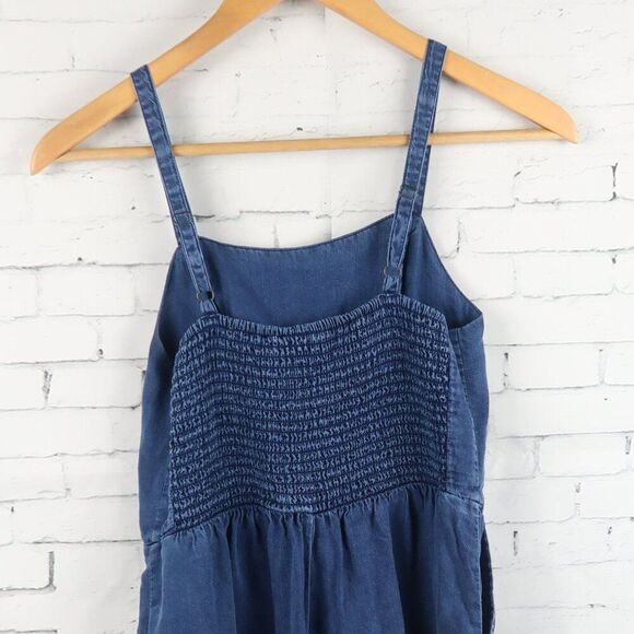 OLD NAVY BLUE DENIM SPAGHETTI STRAP ROMPER WITH POCKETS SIZE XS - Picture 7 of 8